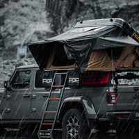 ADA OVERLAND Tienda de Campaña de Techo Rígido Tipo Concha para 2-3 Personas, Equipo de Camping Todoterreno 4x4