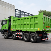 Самосвал SHACMAN X5000 6x4, 460-620 л.с., б/у, с широкой кабиной-спальным местом, камерой заднего вида, улучшенной подвеской, опциональной системой ADAS, для дальних перевозок
