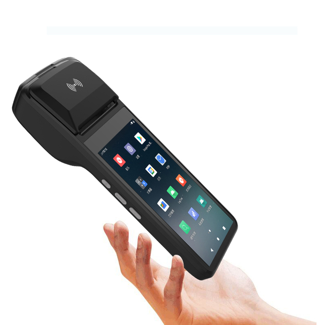 Android 11 Pos System Terminal with Touch Screen 4G Smart Mobile Pos with 58mm Printer