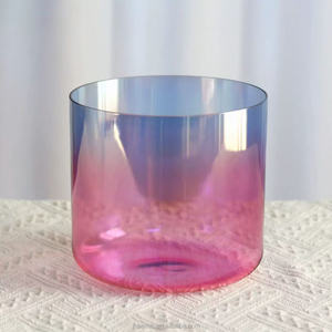 Cuencos Cantores de cristal de cuarzo esmerilado de 432Hz a B C <span class=keywords><strong>D</strong></span> E F <span class=keywords><strong>G</strong></span> Note Juego de 7 cuencos Cantores de cristal - Product Image 5