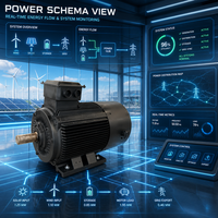 Enneng 10kva 220v 5mw générateur de vent couple à aimant permanent Dynamo système lié à la grille d'eau