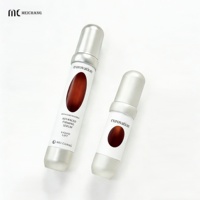 Flacon sans air en forme de pilule de 15 ml, 18 ml, 20 ml, 30 ml pour sérum et soins de la peau sensible, emballage cosmétique OEM