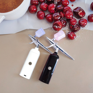 <span class=keywords><strong>Kit</strong></span> d'<span class=keywords><strong>aérographe</strong></span> rechargeable pour débutants, ensemble <span class=keywords><strong>complet</strong></span> de démarrage, <span class=keywords><strong>pistolet</strong></span> d'<span class=keywords><strong>aérographe</strong></span>, compresseur, portable, écologique, sans fil, guide de peinture pour - Product Image 2