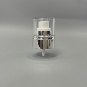 Pompe à vaporiser pour maquillage anti-fuite à double couche en plastique, diamètre extérieur de 24 mm, placage UV argenté, vaporisateur fin pour flacons - Product Image 2