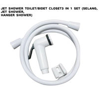 Ensemble de bidet de salle de bain moderne en PP avec petit arroseur floral, robinet de toilette pour femmes, pour le rinçage et le nettoyage