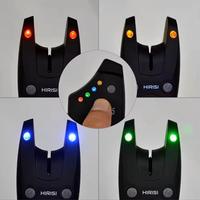 Set Alarm Gigitan Ikan Nirkabel Hirisi Tahan Air, Volume dan Sensitivitas Dapat Diatur, Dilengkapi Receiver dan Kotak Penyimpanan S5