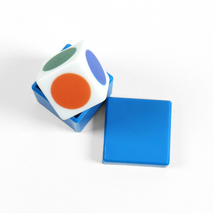 Tube de clairvoyance et dés, boîte à dés mystérieuse à perspective oculaire, vision chromatique, tours de magie, distinguer les couleurs, accessoires de close-up - Product Image 1