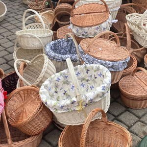 Multi-purpose Woven Wicker Storage <b>Basket</b> Eco-Friendly Home Decor Rattan Organizer for <b>Bathroom</b> and Kitchen - Product Image 5