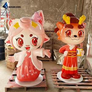 Statue de <span class=keywords><strong>bête</strong></span> divine en fibre de verre moderne fabriquée à <span class=keywords><strong>la</strong></span> main créature mythique de style anime pour les parcs de centres commerciaux <span class=keywords><strong>et</strong></span> <span class=keywords><strong>la</strong></span> promotion de <span class=keywords><strong>la</strong></span> marque - Product Image 3