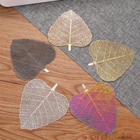Filtre à thé élégant en forme de feuille de Bodhi, en acier inoxydable 304, maille fine, passoire à thé réutilisable, gadget pour la préparation du thé à la maison, cadeau