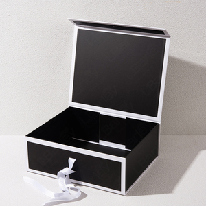 Free Sample Portable OEM Rectangle <strong>Ribbon</strong> Custom Cardboard Flat Pack <strong>Folding</strong> <strong>Box</strong> Packaging Magnetic Paper Foldable Gift <strong>Box</strong> - Product Image 5