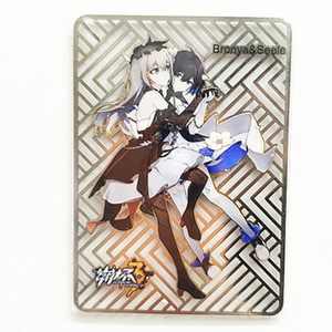 Tarjetas de Juego de Metal Personalizadas de Alta Calidad y Producción Rápida, Tarjetas de Regalo con Diseño de Dibujos Animados, Tarjetas Coleccionables de Metal - Product Image 2