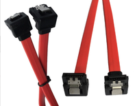 Cable de Alimentación SATA Rojo de 7 Pines a 7 Pines, Macho a Macho