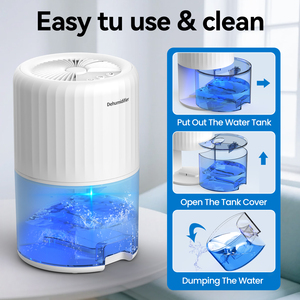 Mini deshumidificador Peltier portátil con pantalla <span class=keywords><strong>LED</strong></span> y función de apagado automático para uso doméstico - Product Image 2