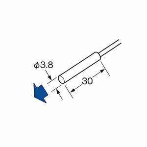Pour capteur de proximité inductif compact cylindrique GX-3S de Panasonic - Product Image 1