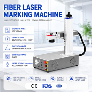 Machine de marquage laser à fibre prix usine 20W 30W 50W 100W Raycus MAX <span class=keywords><strong>JPT</strong></span> 150*150mm Machine de gravure laser sur métal - Product Image 1