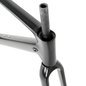Cadre de vélo de route en fibre de carbone <span class=keywords><strong>TWITTER</strong></span> R7 durable sans logo avec axe traversant pour freins à disque, idéal pour le gravel et les vélos de route - Product Image 5