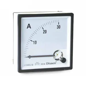 Small 30A DC Mini Amp Panel Analog Meter Ammeter 96x96mm