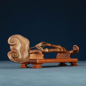 Cetro Ruyi en Forma de Bambú de Cobre Púrpura de 30 mm, Decoración para el Hogar u Oficina, Regalo de Inauguración - Product Image 2