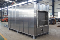 Échangeur de chaleur à plaques à ailettes en acier inoxydable SS304/316L résistant à la corrosion pour la récupération de chaleur industrielle des gaz de combustion