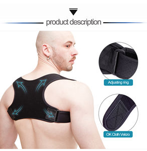 Corrector de postura de corrección de esternón de fijación de hombro de terapia magnética transpirable ajustable - Product Image 3