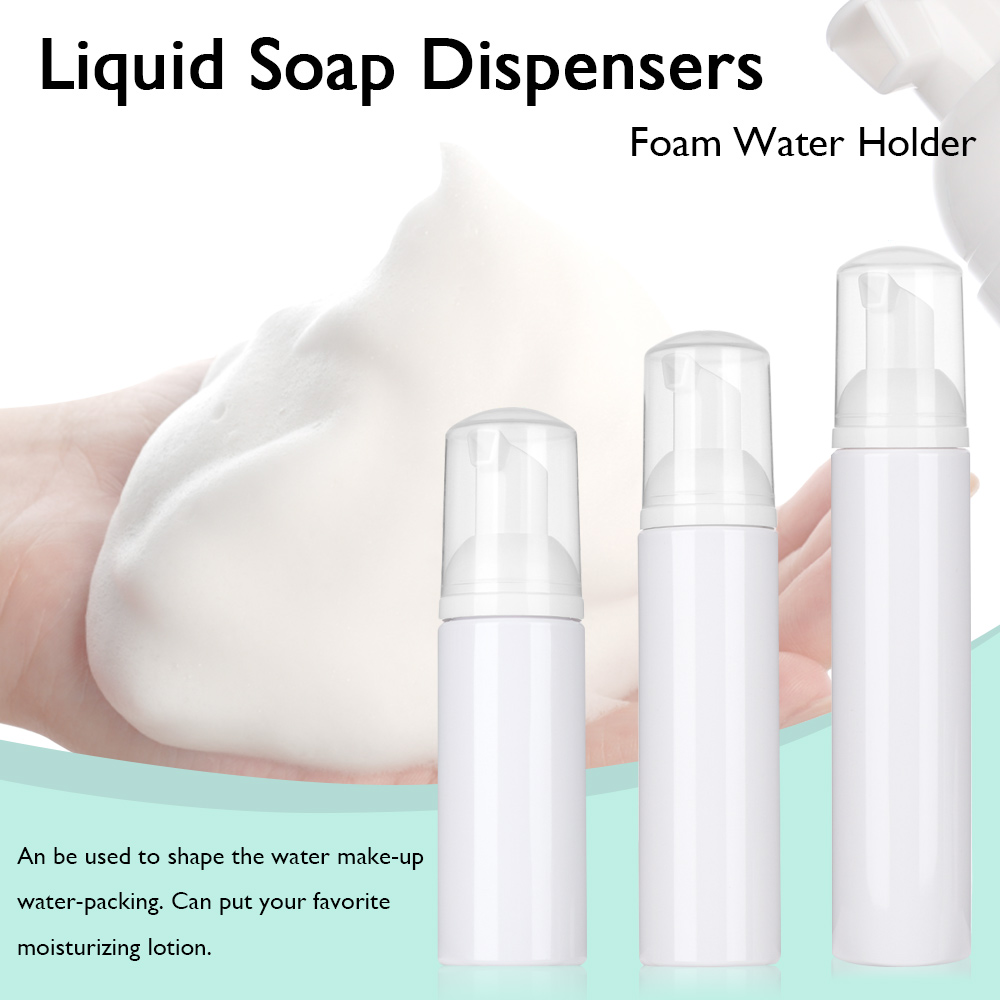 Pump Empty Foaming Soap Dispenser 300Pcs 50ml For Face Eyelashes Cleaner