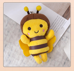 <span class=keywords><strong>ตุ๊กตา</strong></span>การ์ตูนรูปสัตว์ผึ้งยัดนุ่นน่ารักขนาดเล็กพร้อมโซ่ห้อย<span class=keywords><strong>ตุ๊กตา</strong></span>สัตว์ขนาดเล็กสำหรับเด็ก - Product Image 6
