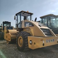 Compacteur vibrant à tambour unique CAT CS-683E de 18 tonnes d'occasion de haute qualité