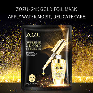 Mascarilla de lámina de oro de 24K para mujer, mascarilla hidratante personalizable para el cuidado de la piel con infusión de vitamina C, uso corporal y facial, mascarilla femenina con lámina seca dorada - Product Image 2