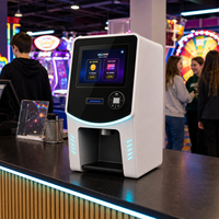 Kiosque de paiement par jetons en libre-service KER pour centre de jeux d'arcade, parc d'attractions, distributeur de pièces de monnaie