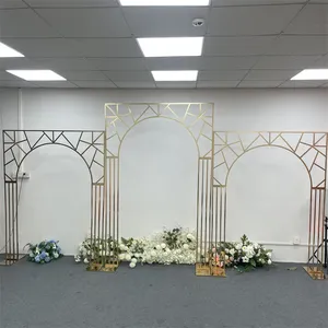 Big Wedding Arch Background Flower Stand Birthday Party Outdoor Frame Balloon Irregular Shape Stand Luxury Decoration