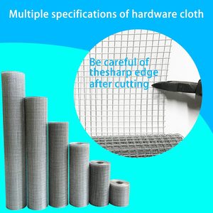 Galvanizli kaynaklı demir çelik tel örgü çit Meshes rulo tavşan tavuk horoz kafesleri kağıt rulosu kafes tavşan çit - Product Image 6