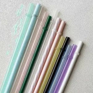 Atops Colored Plastic Straw Drinking Straw Flexible Drinking Reusable Drinking Straw For Party