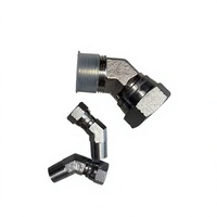 Adaptateur de tuyau hydraulique droit en acier inoxydable et acier au carbone haute résistance à l'usure