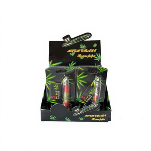 Wholesale <b>Smoking</b> Pipes 5 Pack Glass Pipe Set With Grinder And Case For Herb Use - Product Image 2