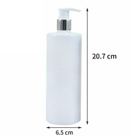 Bouteilles de lotion liquide de lavage à la main, emballage en plastique personnalisé de 500ml avec pompe bouteille de pompe à lotion