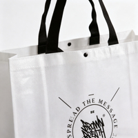 Bolsa de Compras Plegable Ecológica de Material PP con Diseño Literario Creativo e Impermeable, Logotipo Personalizado