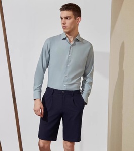 Camicia Formale da <span class=keywords><strong>Uomo</strong></span> 100% Cotone, Modello Executive di Alta Qualità - Product Image 1