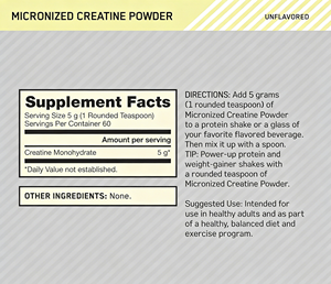 Creatina Monohidrato Pura Pre-Entrenamiento al por Mayor OEM, en Polvo, Sin Sabor, 300g, Sin OMG, Vegano - Product Image 3