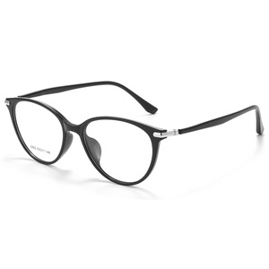 <span class=keywords><strong>Lunettes</strong></span> Rétro <span class=keywords><strong>Papillon</strong></span> Œil de Chat Transparentes Marron X2882W Effet Amincissant Maquillage Myopie Monture Complète Femme Forme de <span class=keywords><strong>Visage</strong></span> Rapide - Product Image 1