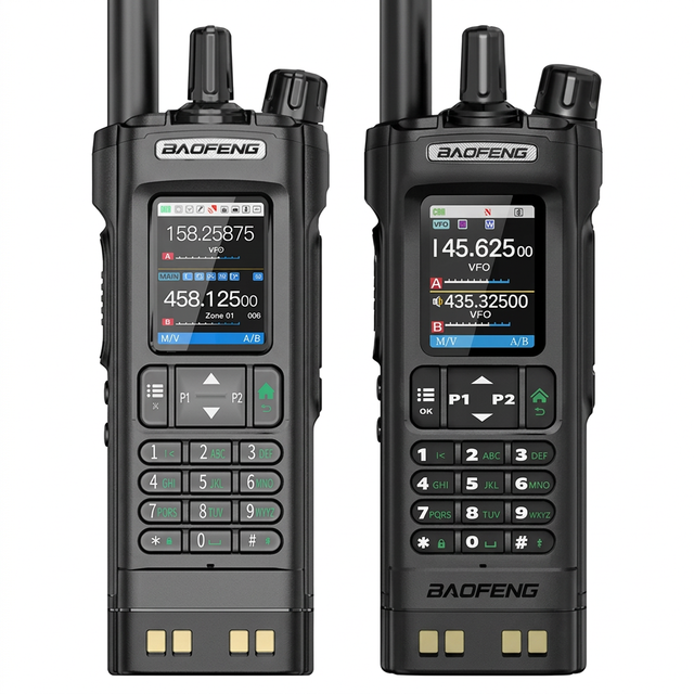 For DM-32UV Analog Radio 10W GPS AES256 Encryption 0-7KM Range 10W Output Power VHF/UHF Frequency 2000-2500mAh Battery