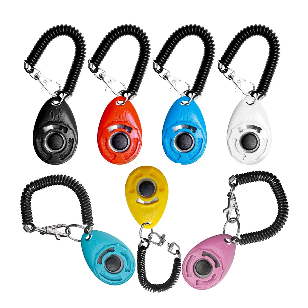 Многоцветный кликер для дрессировки собак с логотипом на заказ