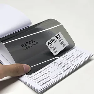 فيلم تظليل بتقنية النانو سيراميك AIR-35 شفاف بنسب نفاذية للضوء المرئي 85% 75% 65% 50% 35% 15% 5%، ألوان متعددة، فيلم نوافذ للتحكم في أشعة الشمس للسيارة وحجب الأشعة فوق البنفسجية - Product Image 1