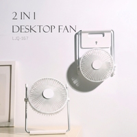 Ventilateur de bureau silencieux, rétractable, portable, pliable, avec lumière LED, refroidisseur d'air USB, ventilateur de bureau pliable rechargeable