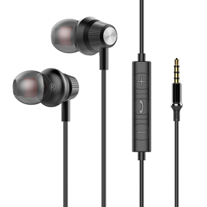 <span class=keywords><strong>Casque</strong></span> audio filaire en métal durable, câble anti-emmêlement avec microphone pour Vlogging et TikTok – Vente en gros usine - Product Image 2