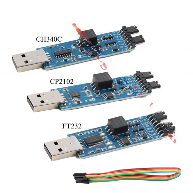 USB to TTL Module FT232 CP2102 CH340 USB to UART Serial Port Module with signal Isolation