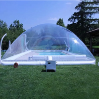 Grande couverture de piscine gonflable extérieure personnalisée à vendre