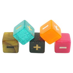 16Mm Thiết Kế Mới Đầy Màu Sắc <span class=keywords><strong>Dice</strong></span> Square Counter <span class=keywords><strong>Dice</strong></span> Phân Số <span class=keywords><strong>Dice</strong></span> Cho Câu Lạc Bộ Trò Chơi - Product Image 2