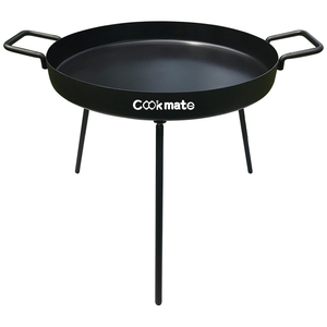 Cocina al aire libre de acero inoxidable de hierro fundido parrilla sartenes Camping fogata plancha de Pan - Product Image 1