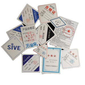 Etiquetas de certificado de producto, impresión personalizada, cuadradas, rectangulares, ovaladas, de forma irregular, para embalaje - Product Image 5